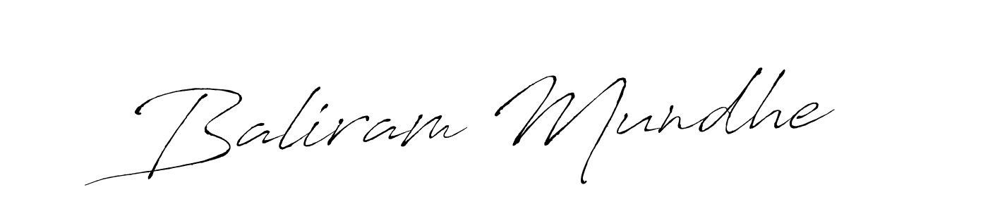 It looks lik you need a new signature style for name Baliram Mundhe. Design unique handwritten (Antro_Vectra) signature with our free signature maker in just a few clicks. Baliram Mundhe signature style 6 images and pictures png