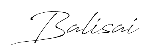 Make a beautiful signature design for name Balisai. With this signature (Antro_Vectra) style, you can create a handwritten signature for free. Balisai signature style 6 images and pictures png