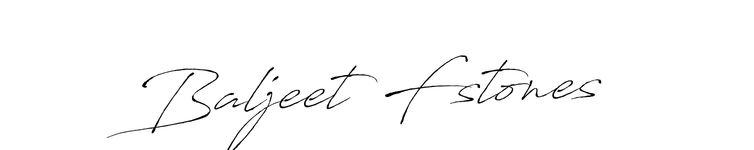 Design your own signature with our free online signature maker. With this signature software, you can create a handwritten (Antro_Vectra) signature for name Baljeet Fstones. Baljeet Fstones signature style 6 images and pictures png