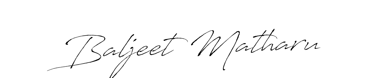 Antro_Vectra is a professional signature style that is perfect for those who want to add a touch of class to their signature. It is also a great choice for those who want to make their signature more unique. Get Baljeet Matharu name to fancy signature for free. Baljeet Matharu signature style 6 images and pictures png