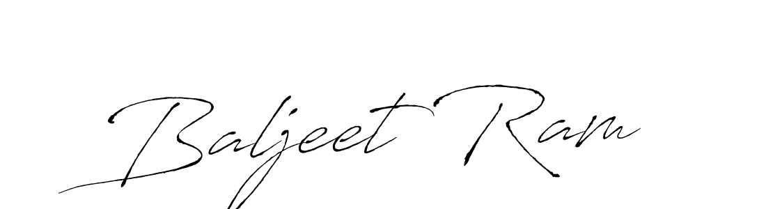 Create a beautiful signature design for name Baljeet Ram. With this signature (Antro_Vectra) fonts, you can make a handwritten signature for free. Baljeet Ram signature style 6 images and pictures png