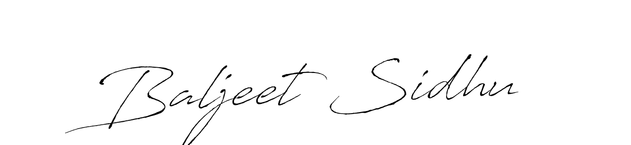 Baljeet Sidhu stylish signature style. Best Handwritten Sign (Antro_Vectra) for my name. Handwritten Signature Collection Ideas for my name Baljeet Sidhu. Baljeet Sidhu signature style 6 images and pictures png