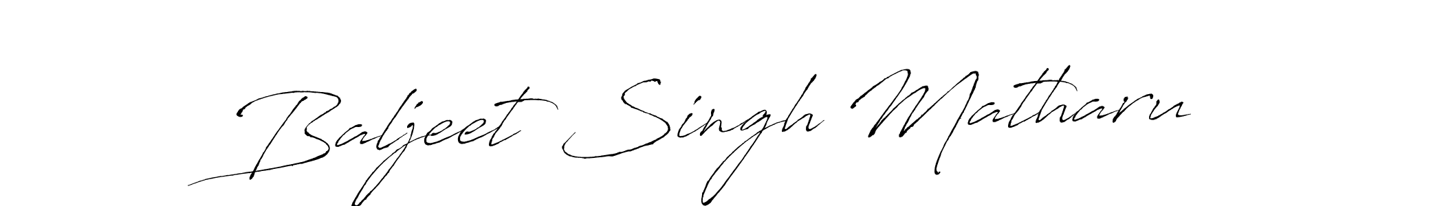 It looks lik you need a new signature style for name Baljeet Singh Matharu. Design unique handwritten (Antro_Vectra) signature with our free signature maker in just a few clicks. Baljeet Singh Matharu signature style 6 images and pictures png