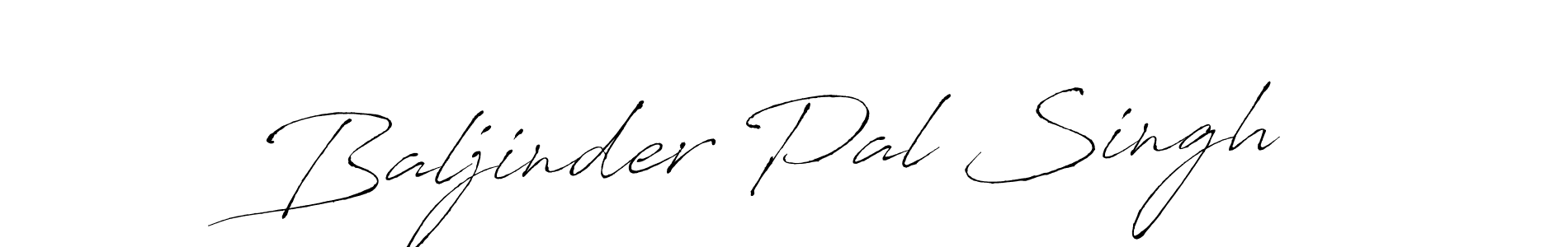 Create a beautiful signature design for name Baljinder Pal Singh. With this signature (Antro_Vectra) fonts, you can make a handwritten signature for free. Baljinder Pal Singh signature style 6 images and pictures png