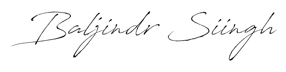 An effortless, minimalist signature concept for Baljindr Siingh using Antro_Vectra design. Clean lines that look great on any document. Baljindr Siingh signature style 6 images and pictures png
