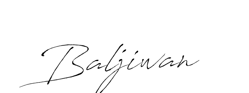 Make a beautiful signature design for name Baljiwan. With this signature (Antro_Vectra) style, you can create a handwritten signature for free. Baljiwan signature style 6 images and pictures png