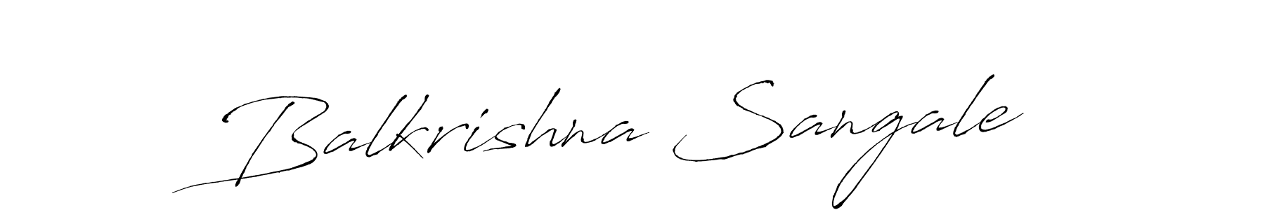 How to make Balkrishna Sangale signature? Antro_Vectra is a professional autograph style. Create handwritten signature for Balkrishna Sangale name. Balkrishna Sangale signature style 6 images and pictures png