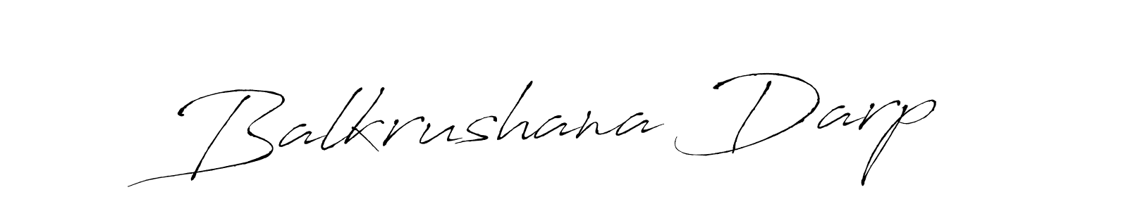 You should practise on your own different ways (Antro_Vectra) to write your name (Balkrushana Darp) in signature. don't let someone else do it for you. Balkrushana Darp signature style 6 images and pictures png