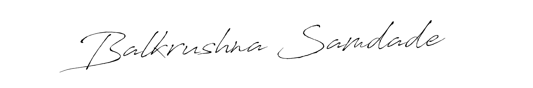 Make a beautiful signature design for name Balkrushna Samdade. Use this online signature maker to create a handwritten signature for free. Balkrushna Samdade signature style 6 images and pictures png