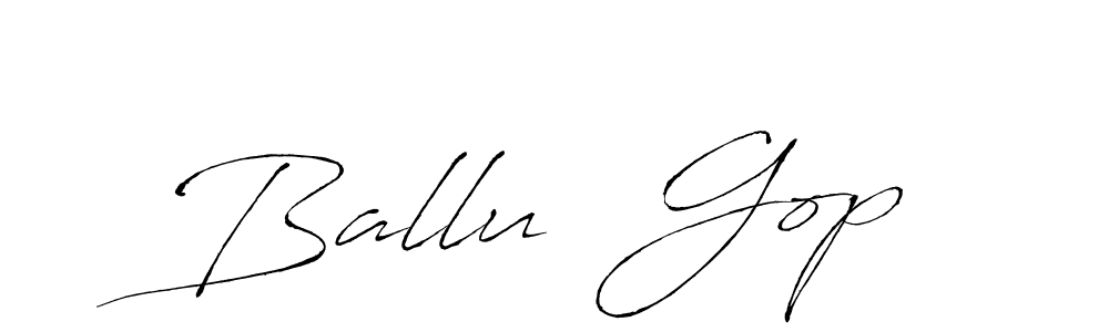 How to Draw Ballu  Gop signature style? Antro_Vectra is a latest design signature styles for name Ballu  Gop. Ballu  Gop signature style 6 images and pictures png