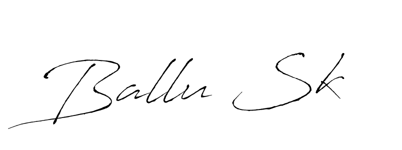 Create a beautiful signature design for name Ballu Sk. With this signature (Antro_Vectra) fonts, you can make a handwritten signature for free. Ballu Sk signature style 6 images and pictures png