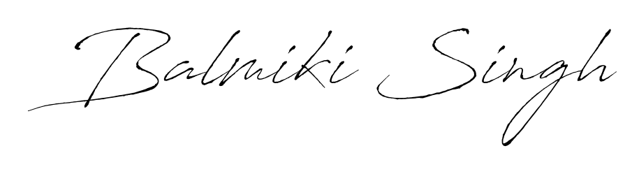 The Antro_Vectra lettering style adds unique flourish to name Balmiki Singh. Stand out with a custom digital autograph made in seconds. Balmiki Singh signature style 6 images and pictures png