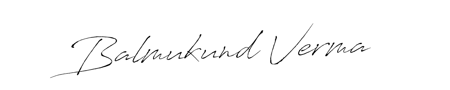 You should practise on your own different ways (Antro_Vectra) to write your name (Balmukund Verma) in signature. don't let someone else do it for you. Balmukund Verma signature style 6 images and pictures png