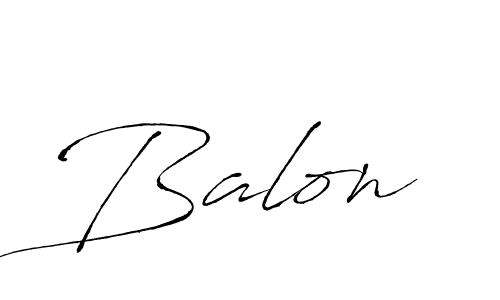 Make a beautiful signature design for name Balon. With this signature (Antro_Vectra) style, you can create a handwritten signature for free. Balon signature style 6 images and pictures png