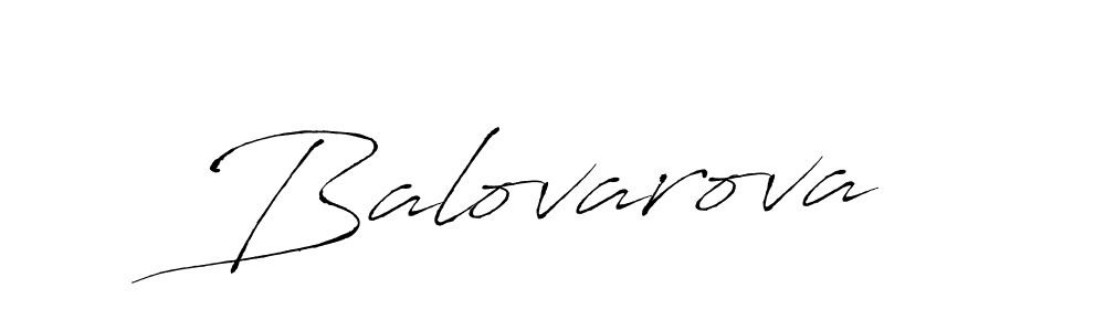 The best way (Antro_Vectra) to make a short signature is to pick only two or three words in your name. The name Balovarova include a total of six letters. For converting this name. Balovarova signature style 6 images and pictures png