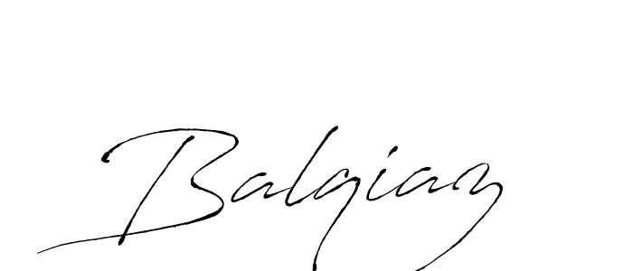 Antro_Vectra is a professional signature style that is perfect for those who want to add a touch of class to their signature. It is also a great choice for those who want to make their signature more unique. Get Balqiaz name to fancy signature for free. Balqiaz signature style 6 images and pictures png