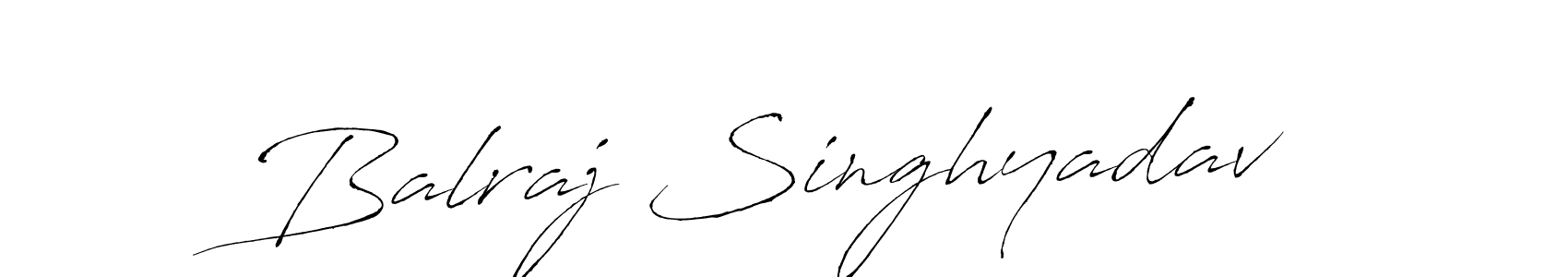Use a signature maker to create a handwritten signature online. With this signature software, you can design (Antro_Vectra) your own signature for name Balraj Singhyadav. Balraj Singhyadav signature style 6 images and pictures png