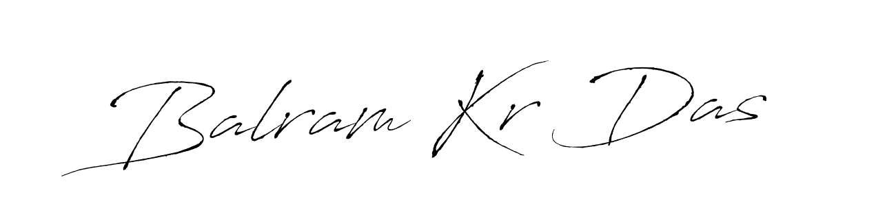 Balram Kr Das stylish signature style. Best Handwritten Sign (Antro_Vectra) for my name. Handwritten Signature Collection Ideas for my name Balram Kr Das. Balram Kr Das signature style 6 images and pictures png