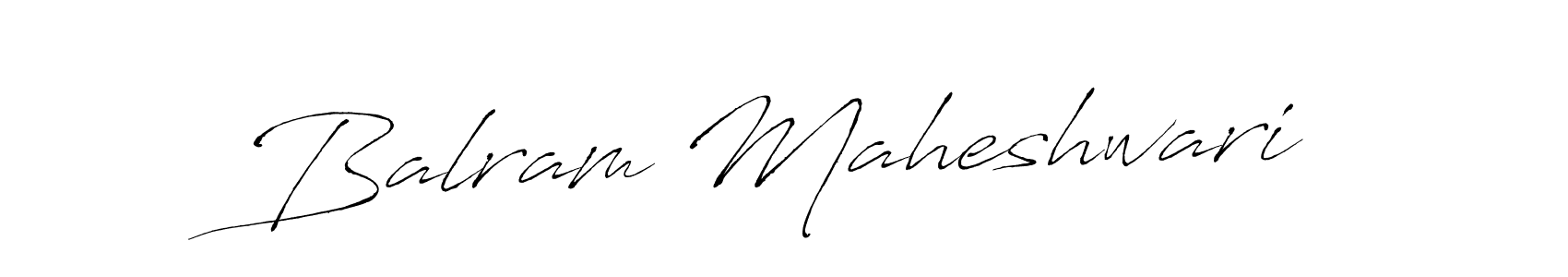 How to make Balram Maheshwari signature? Antro_Vectra is a professional autograph style. Create handwritten signature for Balram Maheshwari name. Balram Maheshwari signature style 6 images and pictures png