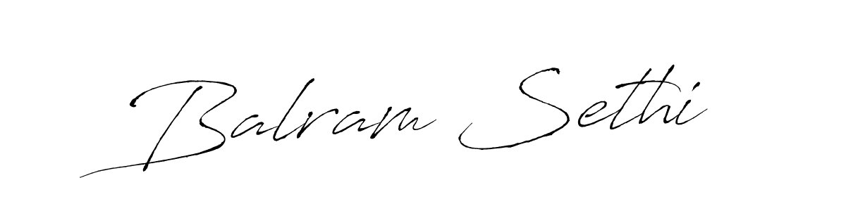 You should practise on your own different ways (Antro_Vectra) to write your name (Balram Sethi) in signature. don't let someone else do it for you. Balram Sethi signature style 6 images and pictures png