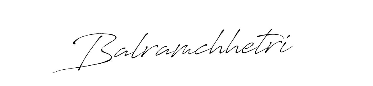 Design your own signature with our free online signature maker. With this signature software, you can create a handwritten (Antro_Vectra) signature for name Balramchhetri. Balramchhetri signature style 6 images and pictures png