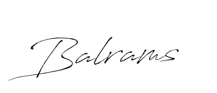 How to make Balrams name signature. Use Antro_Vectra style for creating short signs online. This is the latest handwritten sign. Balrams signature style 6 images and pictures png