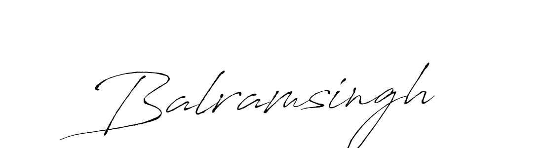 Make a beautiful signature design for name Balramsingh. With this signature (Antro_Vectra) style, you can create a handwritten signature for free. Balramsingh signature style 6 images and pictures png