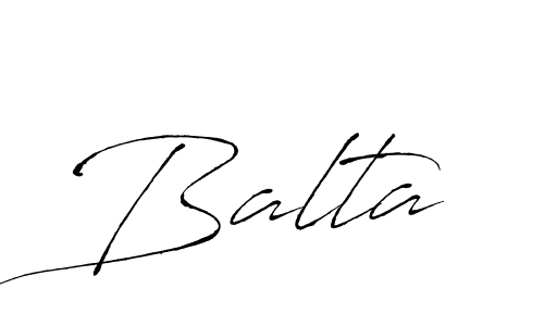 Create a beautiful signature design for name Balta. With this signature (Antro_Vectra) fonts, you can make a handwritten signature for free. Balta signature style 6 images and pictures png