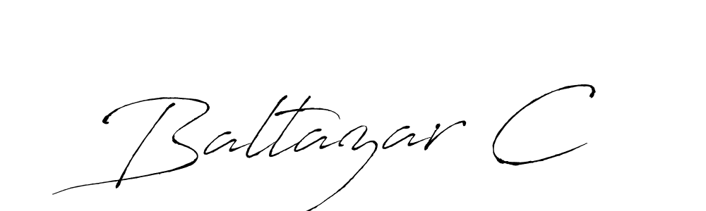 How to make Baltazar C signature? Antro_Vectra is a professional autograph style. Create handwritten signature for Baltazar C name. Baltazar C signature style 6 images and pictures png