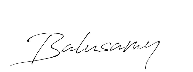 Design your own signature with our free online signature maker. With this signature software, you can create a handwritten (Antro_Vectra) signature for name Balusamy. Balusamy signature style 6 images and pictures png
