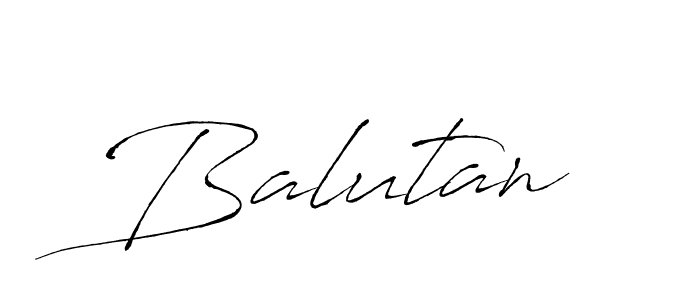 Create a beautiful signature design for name Balutan. With this signature (Antro_Vectra) fonts, you can make a handwritten signature for free. Balutan signature style 6 images and pictures png