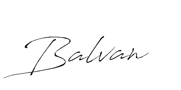 Make a beautiful signature design for name Balvan. With this signature (Antro_Vectra) style, you can create a handwritten signature for free. Balvan signature style 6 images and pictures png