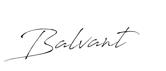 Use a signature maker to create a handwritten signature online. With this signature software, you can design (Antro_Vectra) your own signature for name Balvant. Balvant signature style 6 images and pictures png