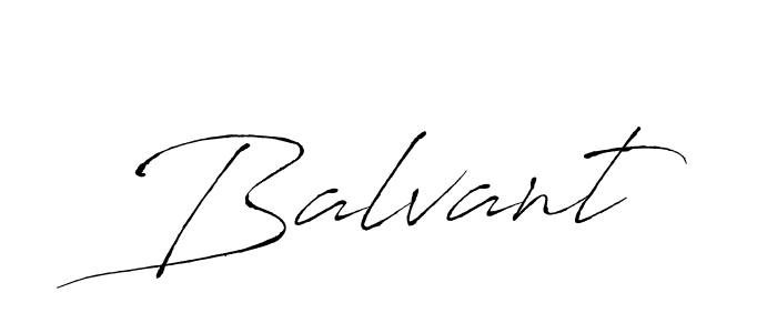 Use a signature maker to create a handwritten signature online. With this signature software, you can design (Antro_Vectra) your own signature for name Balvant. Balvant signature style 6 images and pictures png