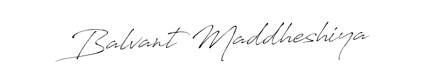 Make a beautiful signature design for name Balvant Maddheshiya. With this signature (Antro_Vectra) style, you can create a handwritten signature for free. Balvant Maddheshiya signature style 6 images and pictures png