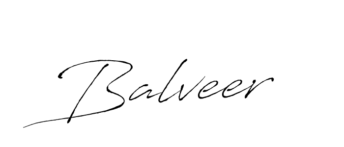 Design your own signature with our free online signature maker. With this signature software, you can create a handwritten (Antro_Vectra) signature for name Balveer. Balveer signature style 6 images and pictures png