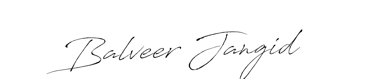 The best way (Antro_Vectra) to make a short signature is to pick only two or three words in your name. The name Balveer Jangid include a total of six letters. For converting this name. Balveer Jangid signature style 6 images and pictures png