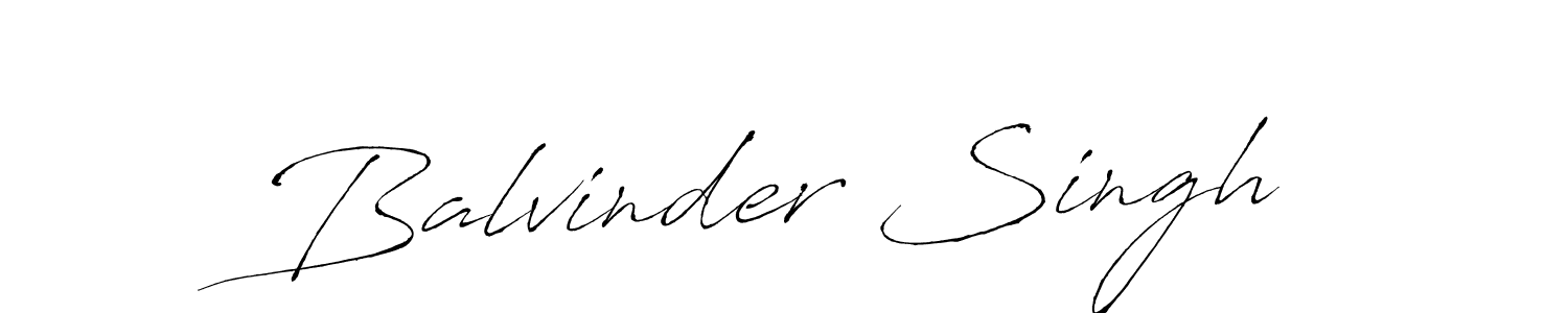 How to make Balvinder Singh name signature. Use Antro_Vectra style for creating short signs online. This is the latest handwritten sign. Balvinder Singh signature style 6 images and pictures png