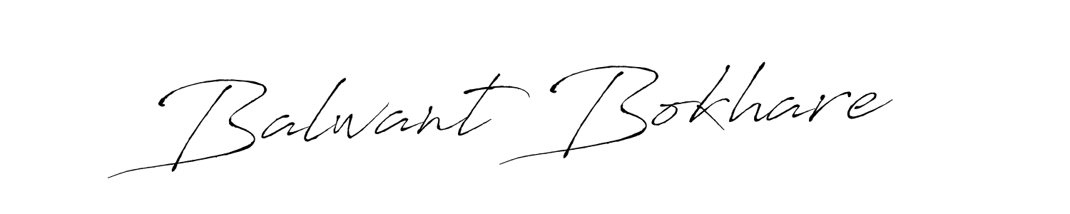 Design your own signature with our free online signature maker. With this signature software, you can create a handwritten (Antro_Vectra) signature for name Balwant Bokhare. Balwant Bokhare signature style 6 images and pictures png