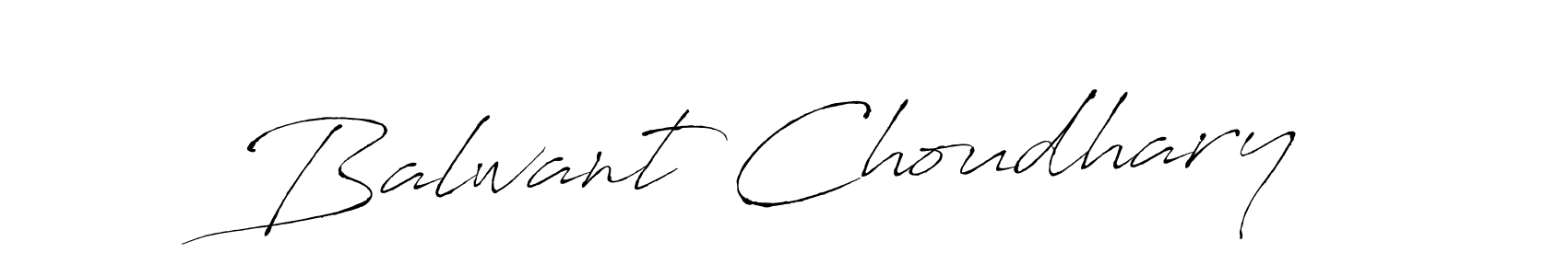 Balwant Choudhary stylish signature style. Best Handwritten Sign (Antro_Vectra) for my name. Handwritten Signature Collection Ideas for my name Balwant Choudhary. Balwant Choudhary signature style 6 images and pictures png