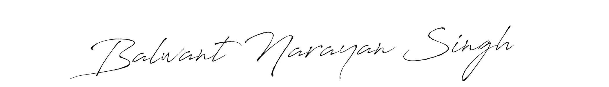 How to make Balwant Narayan Singh signature? Antro_Vectra is a professional autograph style. Create handwritten signature for Balwant Narayan Singh name. Balwant Narayan Singh signature style 6 images and pictures png
