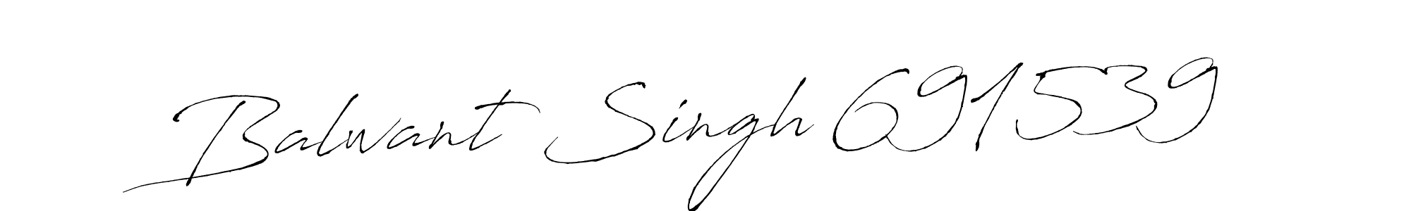 How to make Balwant Singh 691539 name signature. Use Antro_Vectra style for creating short signs online. This is the latest handwritten sign. Balwant Singh 691539 signature style 6 images and pictures png