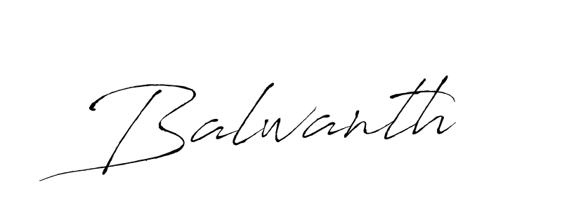 Balwanth stylish signature style. Best Handwritten Sign (Antro_Vectra) for my name. Handwritten Signature Collection Ideas for my name Balwanth. Balwanth signature style 6 images and pictures png