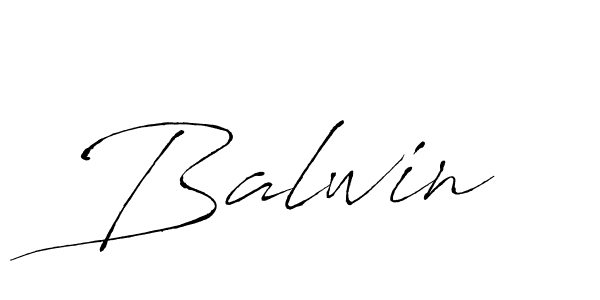 Use a signature maker to create a handwritten signature online. With this signature software, you can design (Antro_Vectra) your own signature for name Balwin. Balwin signature style 6 images and pictures png