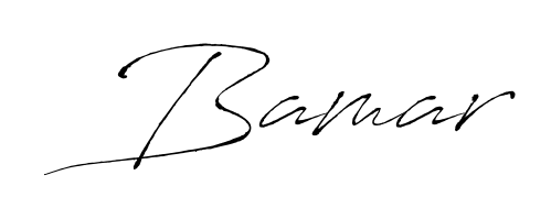 The Antro_Vectra lettering style adds unique flourish to name Bamar. Stand out with a custom digital autograph made in seconds. Bamar signature style 6 images and pictures png