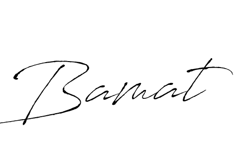 You should practise on your own different ways (Antro_Vectra) to write your name (Bamat) in signature. don't let someone else do it for you. Bamat signature style 6 images and pictures png