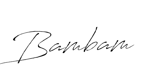 How to make Bambam signature? Antro_Vectra is a professional autograph style. Create handwritten signature for Bambam name. Bambam signature style 6 images and pictures png