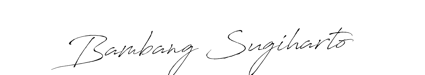 Also You can easily find your signature by using the search form. We will create Bambang Sugiharto name handwritten signature images for you free of cost using Antro_Vectra sign style. Bambang Sugiharto signature style 6 images and pictures png