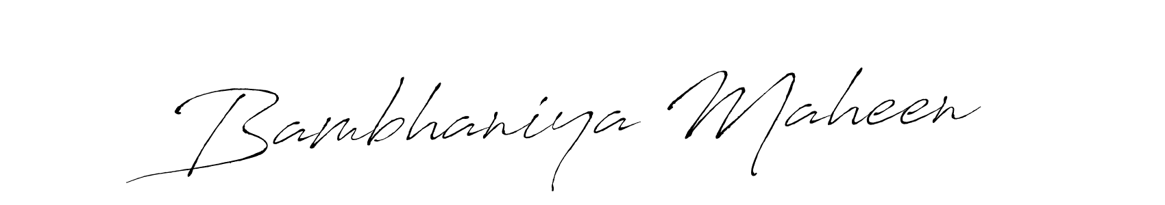 Also we have Bambhaniya Maheen name is the best signature style. Create professional handwritten signature collection using Antro_Vectra autograph style. Bambhaniya Maheen signature style 6 images and pictures png