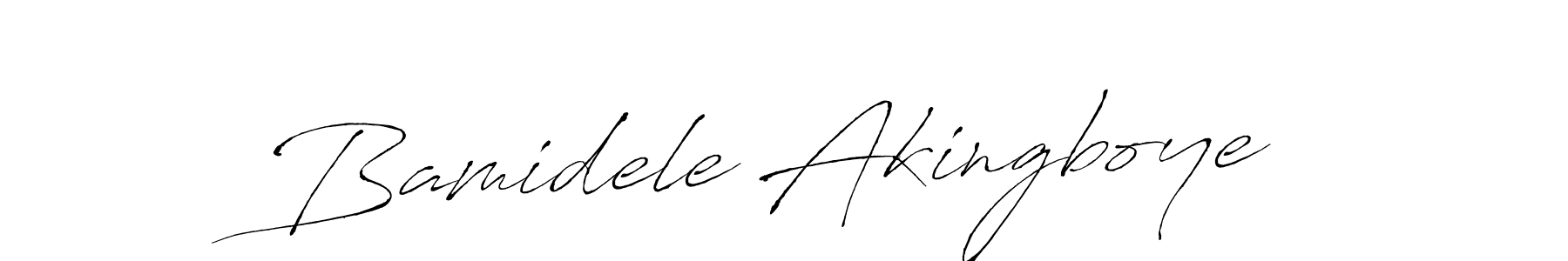 Design your own signature with our free online signature maker. With this signature software, you can create a handwritten (Antro_Vectra) signature for name Bamidele Akingboye. Bamidele Akingboye signature style 6 images and pictures png